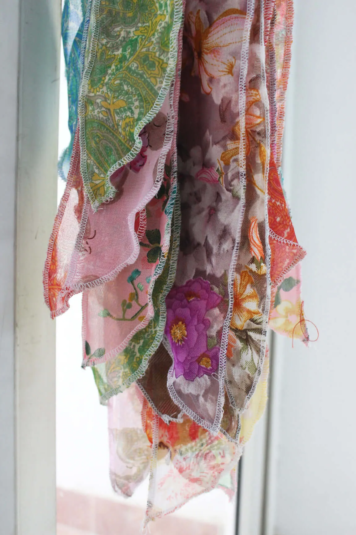 Mango Gifts New Indain Silk Sari Fabric Strip Doorway Curtain Bohemian Theme Hippy Hippie Gypsy Bohemian Decor
