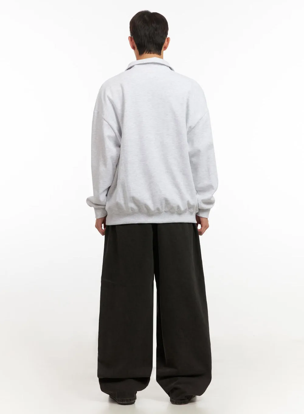 Men's Oversized Baggy Jeans (Black) IF521