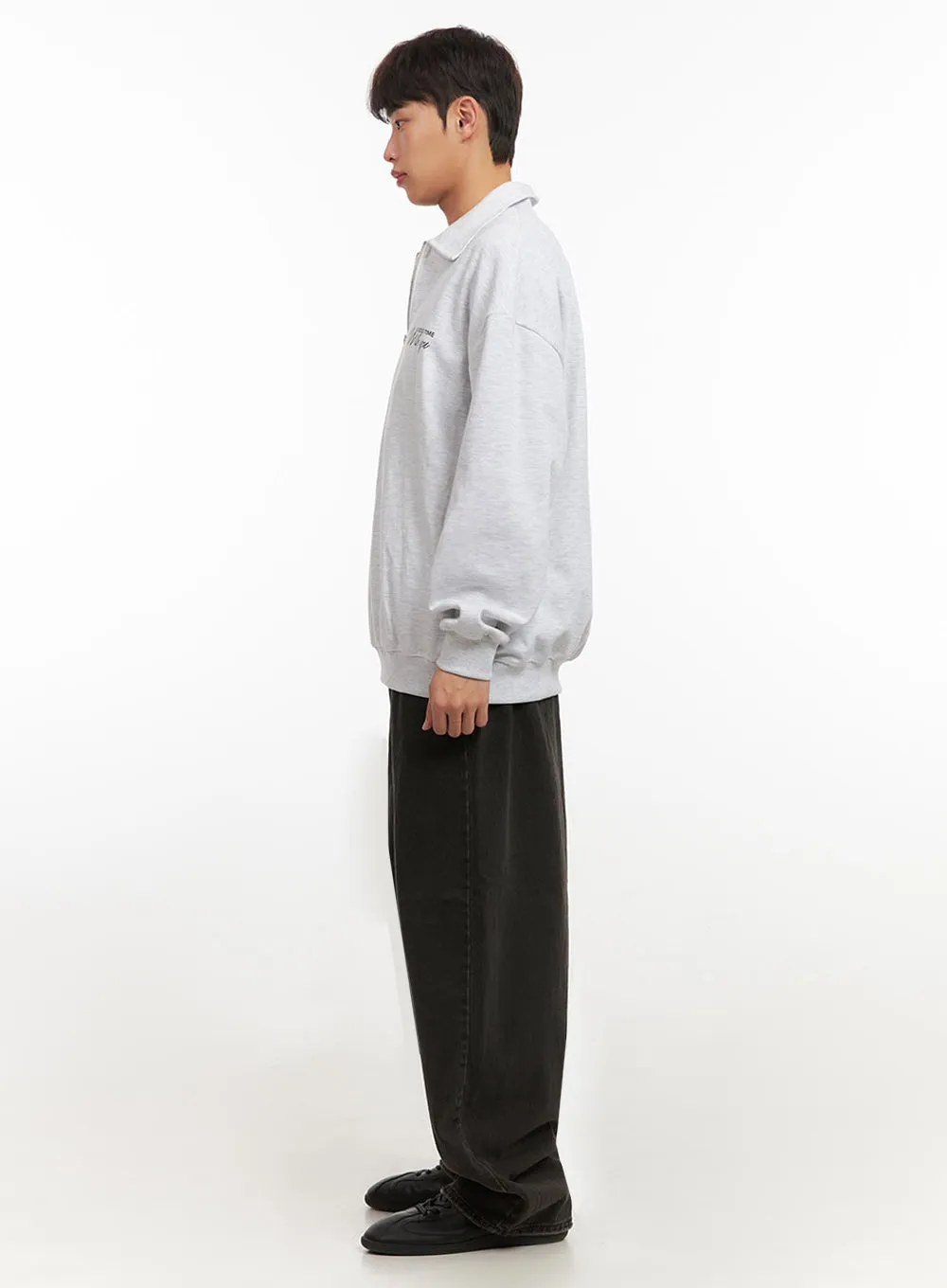 Men's Oversized Baggy Jeans (Black) IF521