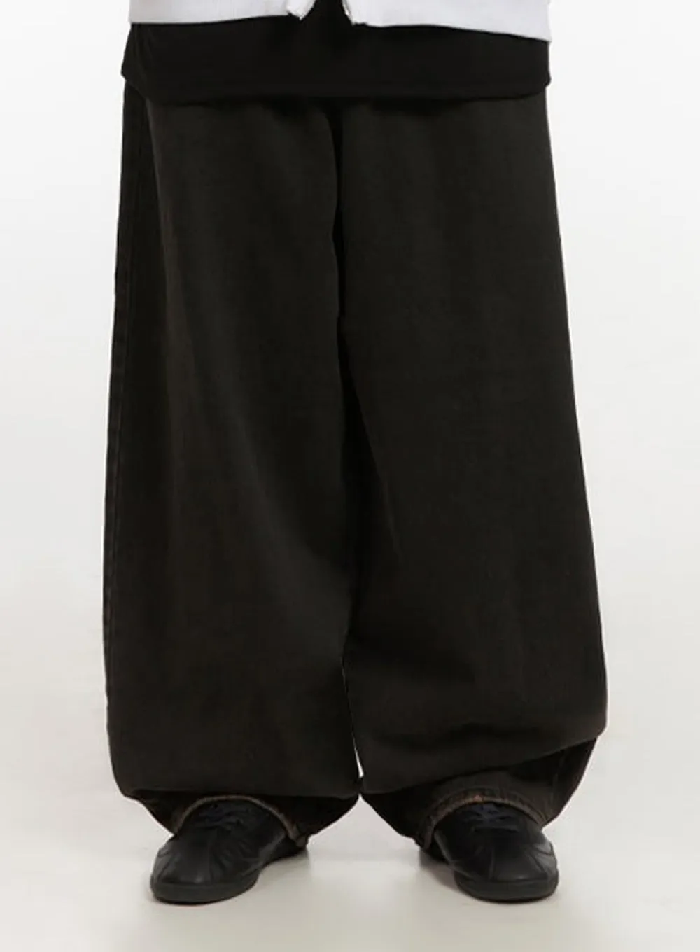 Men's Oversized Baggy Jeans (Black) IF521