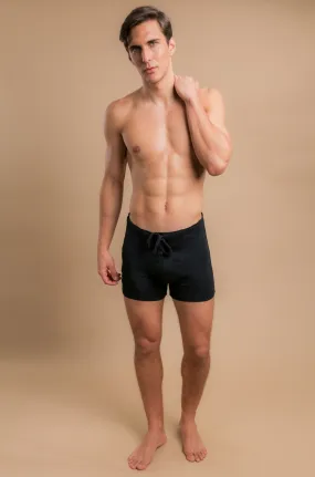 Men's Rib Drawstring Boxer Brief with Fly