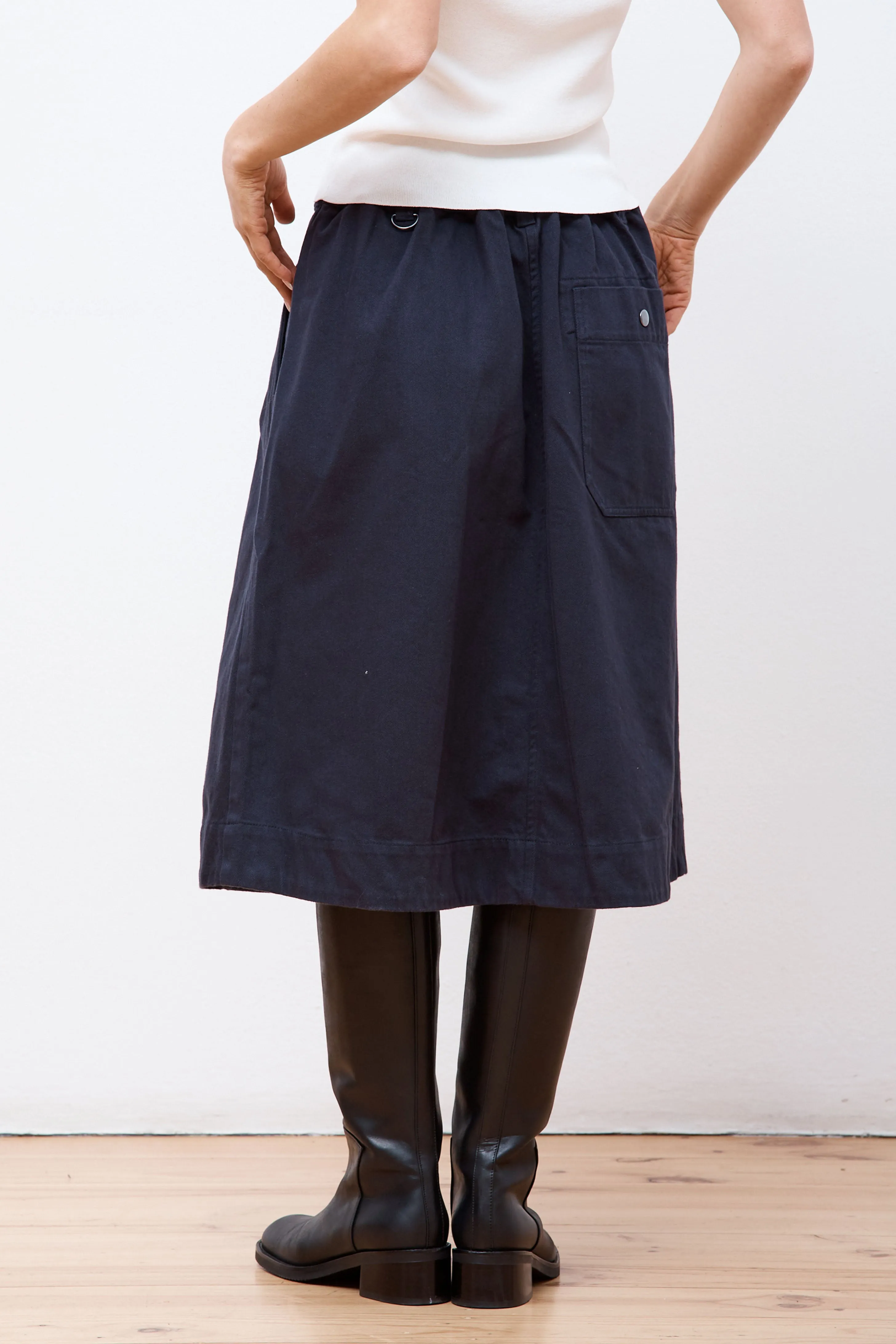 MHL Panelled Scout Skirt Ink