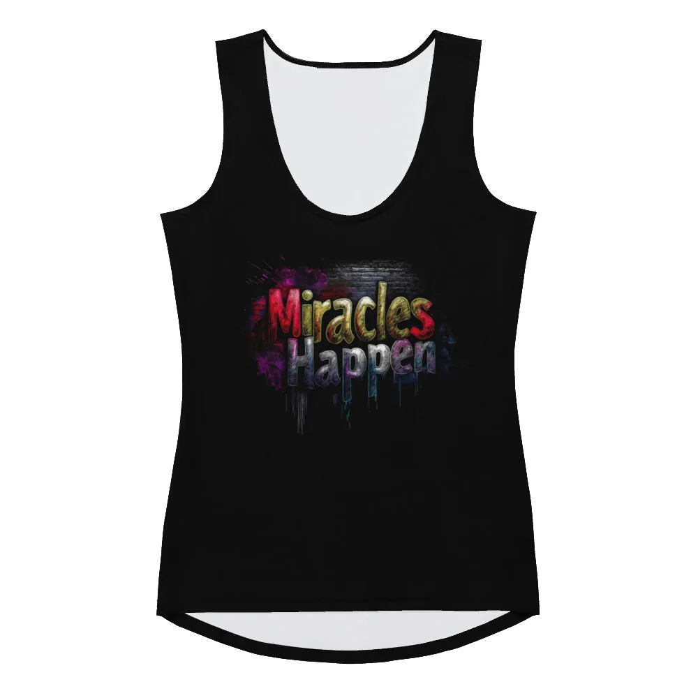 Miracles Happen: Vibrant Journeys Sublimation Cut & Sew Tank Top