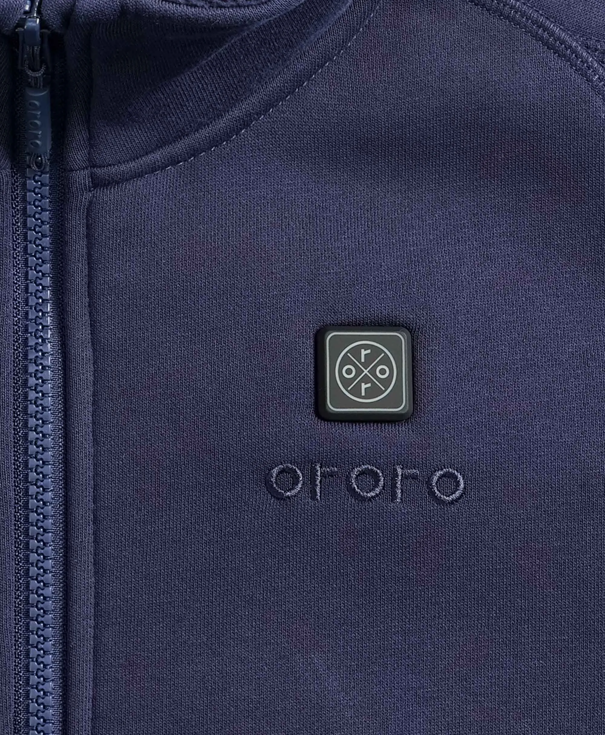 (Open-Box) Women's Heated Fleece Jacket - Blue  (Battery Set Not Included)