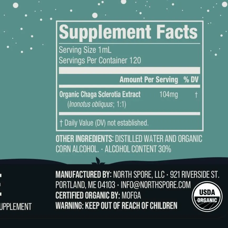 Organic Chaga Mushroom Tincture