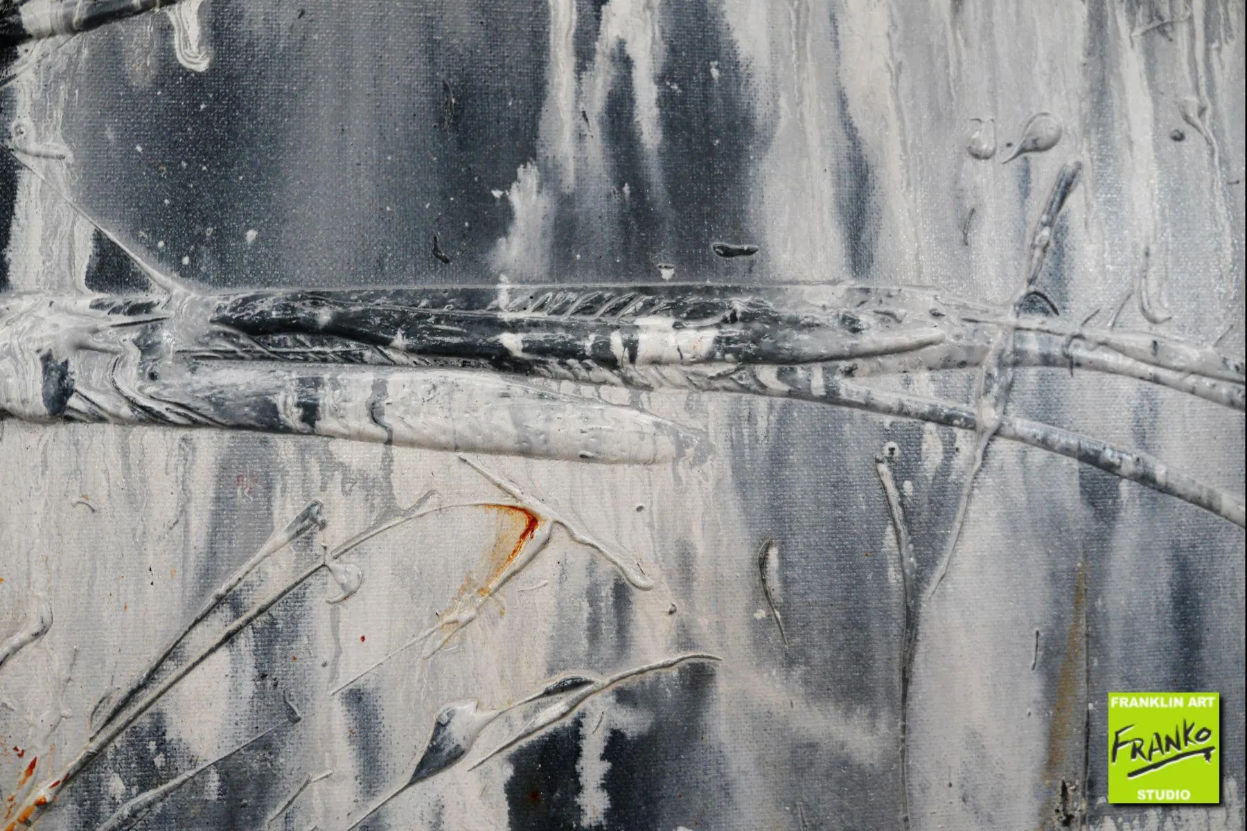 Oxide Rush 190cm x 100cm Grey Brown Textured Abstract Painting (SOLD)