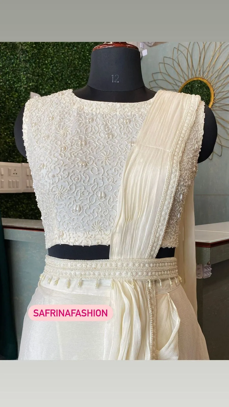 Pearl angel indowestern dress