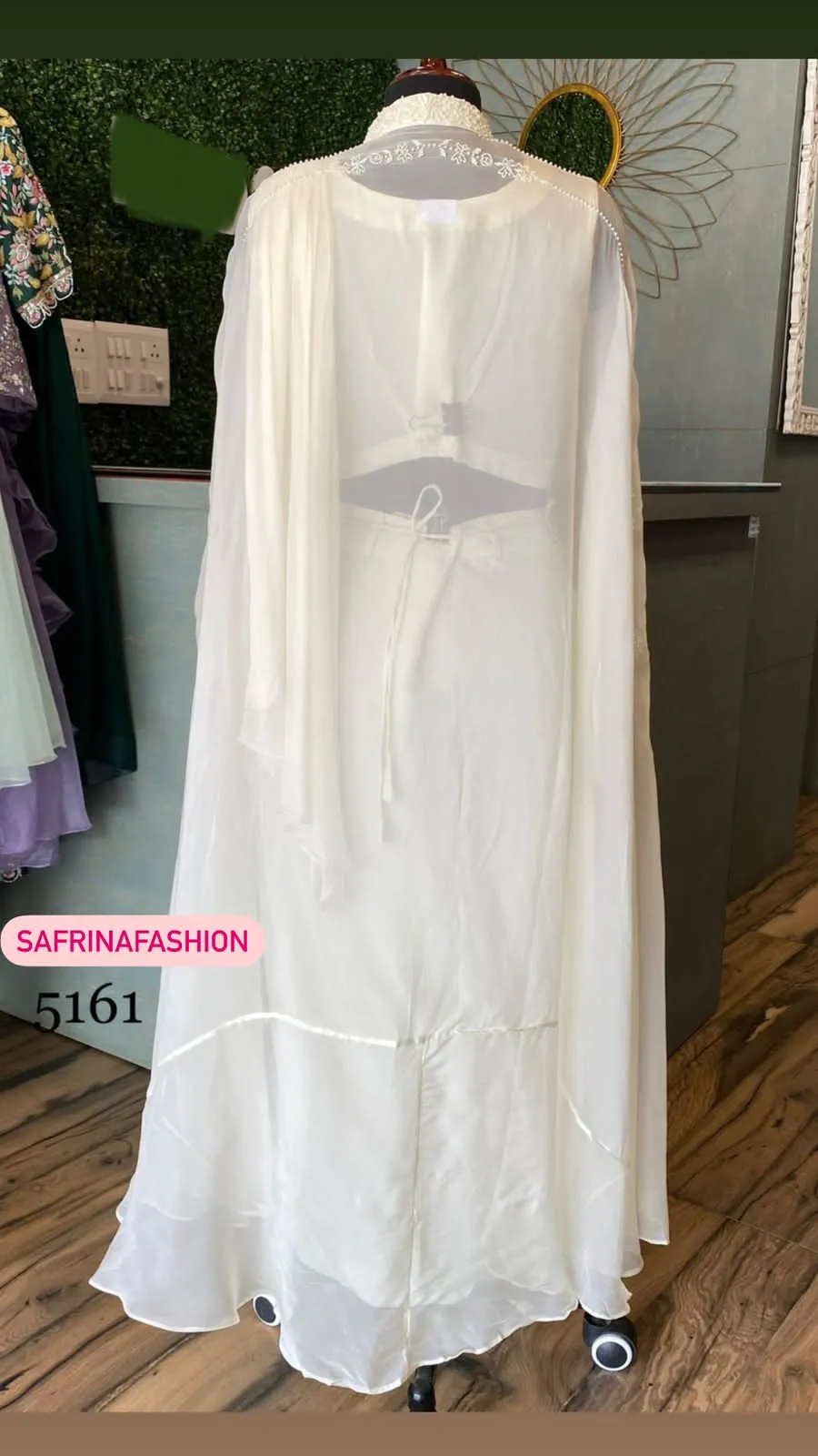 Pearl angel indowestern dress