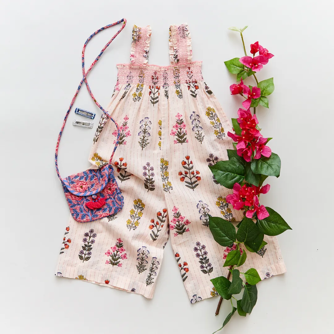 Pink Chicken Eleven Jumper - Cloud Pink Floral