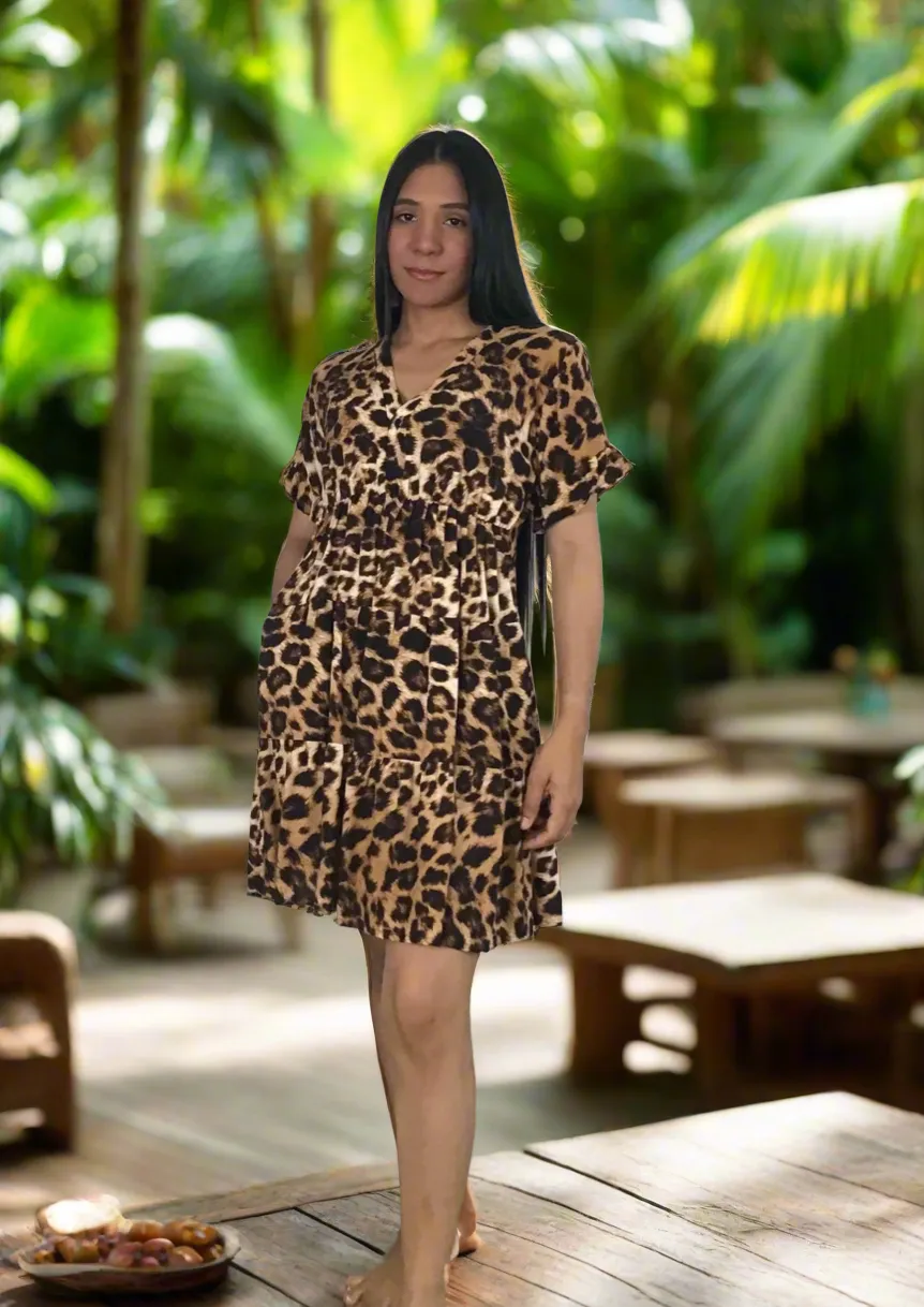 Pollera Dress Jaguar | Handcrafted Elegance | Nido Shop