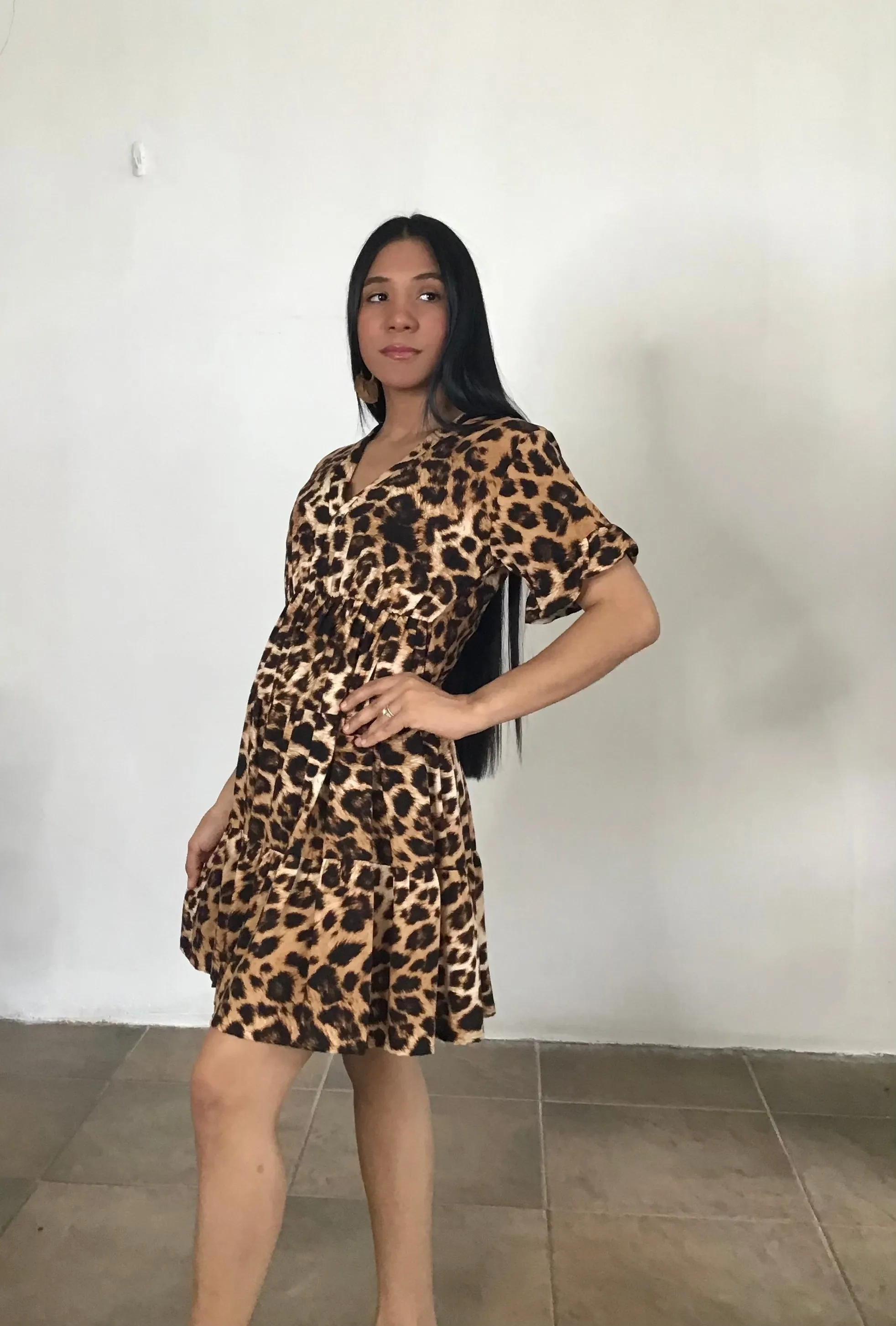 Pollera Dress Jaguar | Handcrafted Elegance | Nido Shop