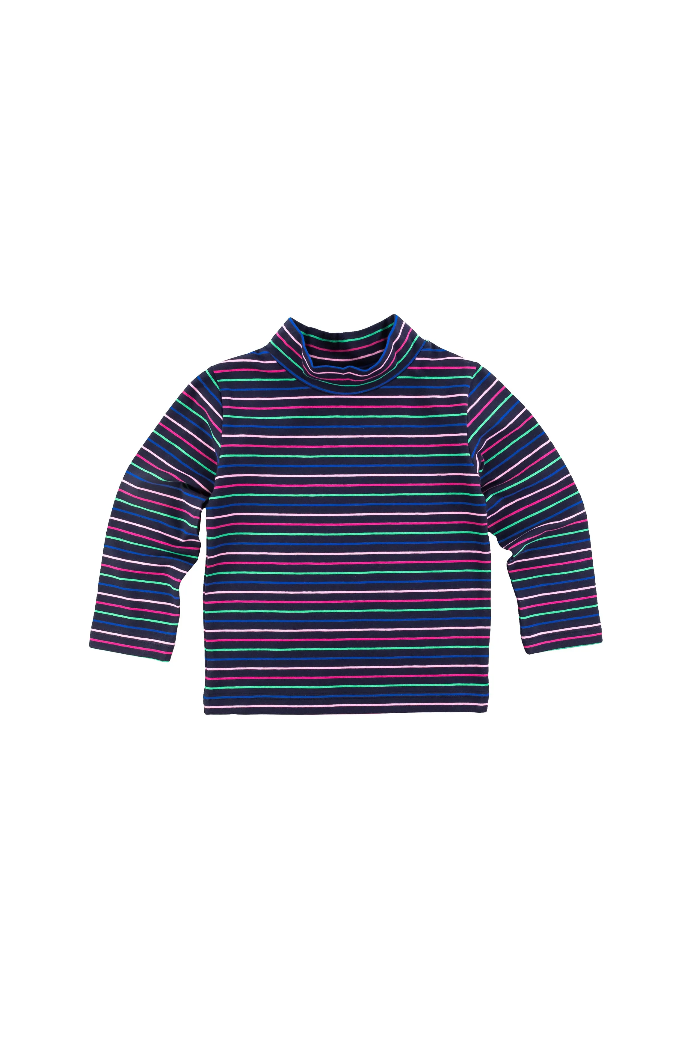 Stripe Connections Mock Turtleneck