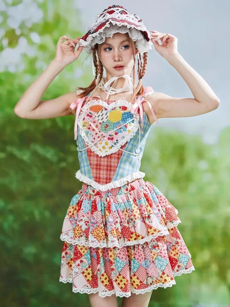 Sweet Corset Camisole Tank Top【s0000008228】