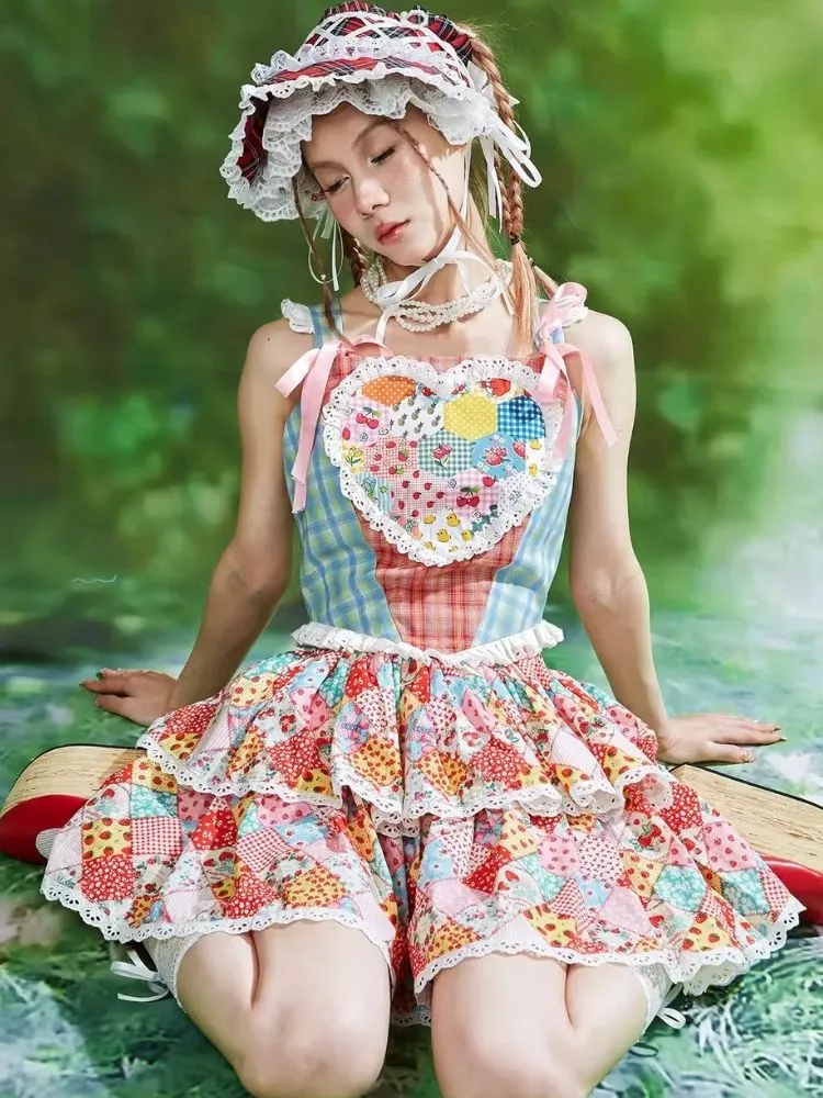 Sweet Corset Camisole Tank Top【s0000008228】