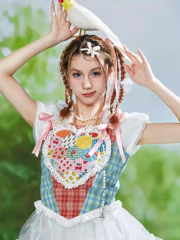 Sweet Corset Camisole Tank Top【s0000008228】