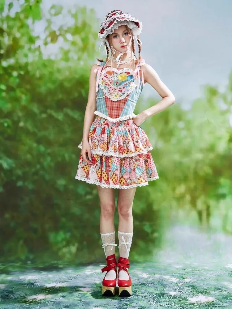 Sweet Corset Camisole Tank Top【s0000008228】