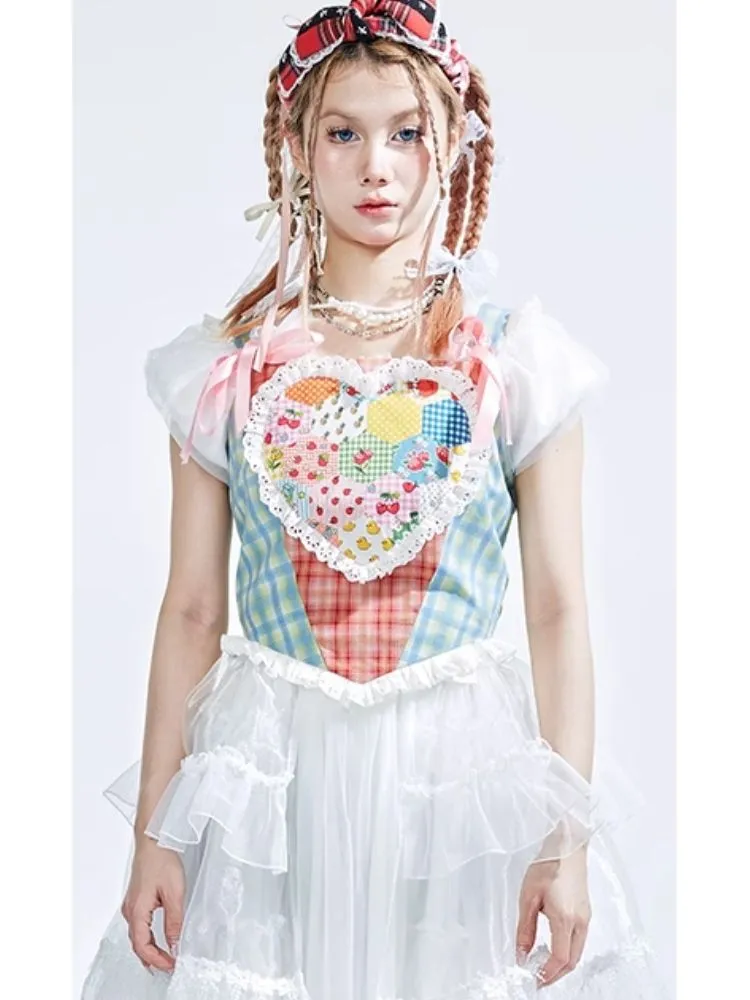 Sweet Corset Camisole Tank Top【s0000008228】