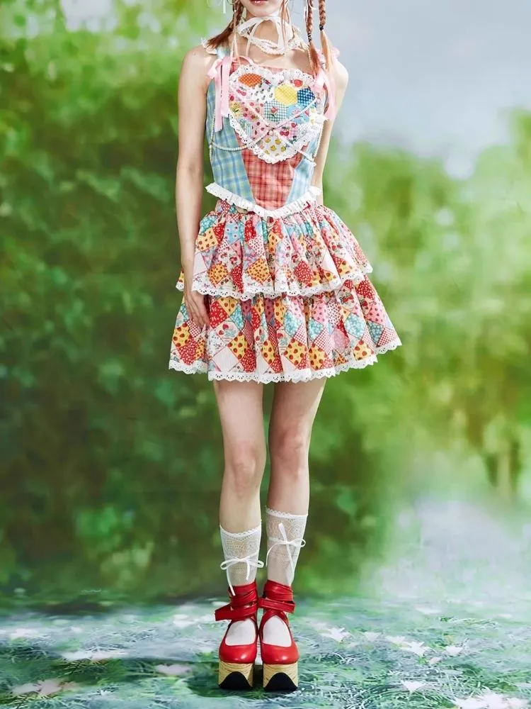 Sweet Corset Camisole Tank Top【s0000008228】