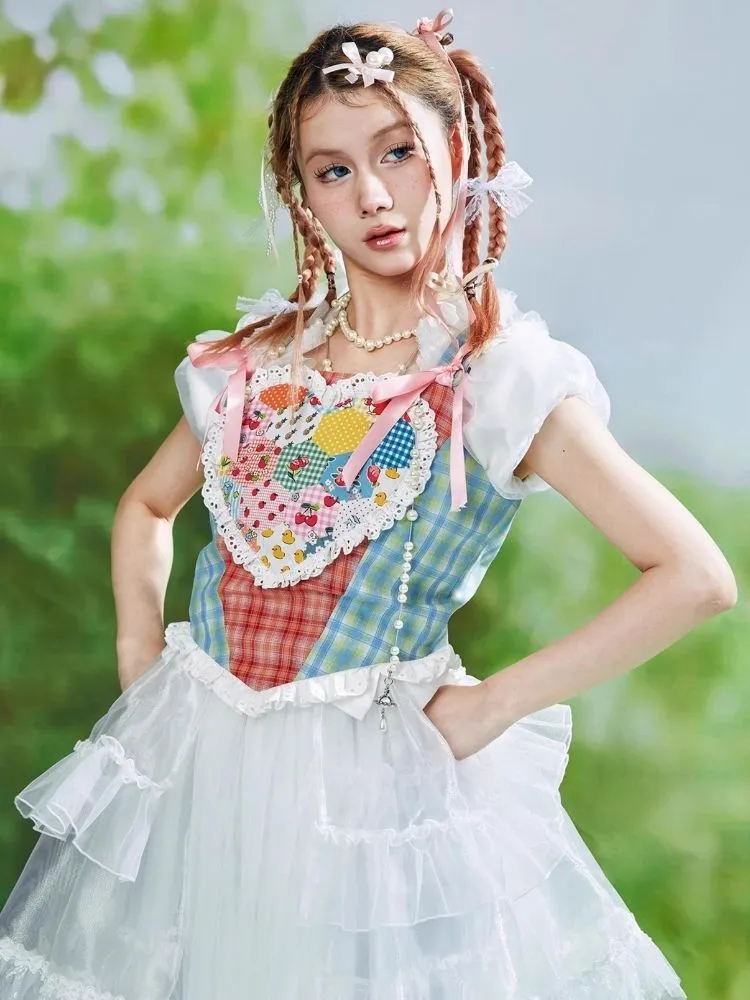 Sweet Corset Camisole Tank Top【s0000008228】