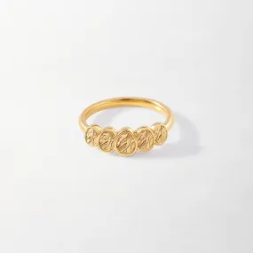 Victoria Multi Coin Ring - Gold