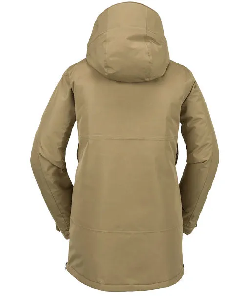Volcom Women's Paxson 2L Tds Inf Jacket Dark Khaki 2024