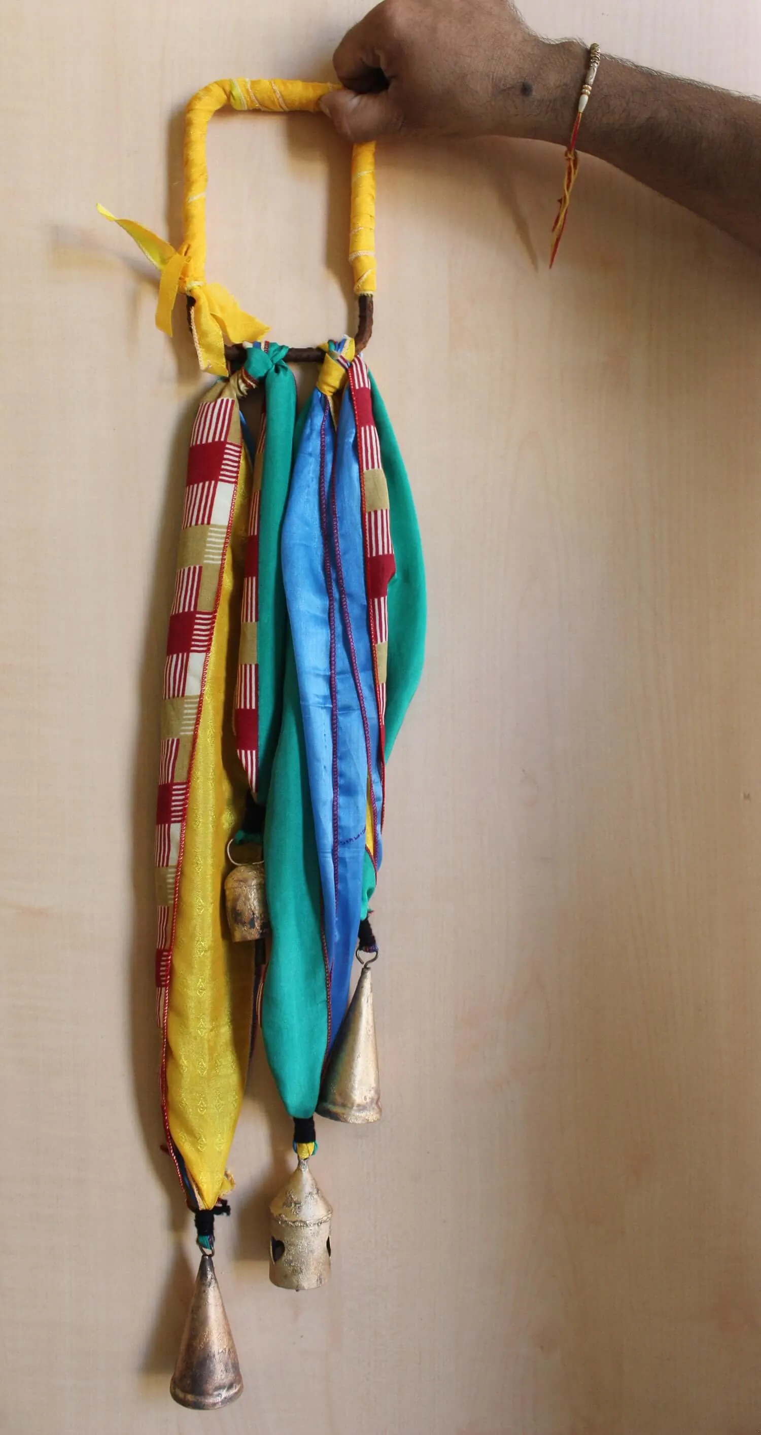 Witches Bells Door Hanging Windchime Home Protection, Clear Negative Energies, Attracts Positive, Witchcraft Wicca Décor