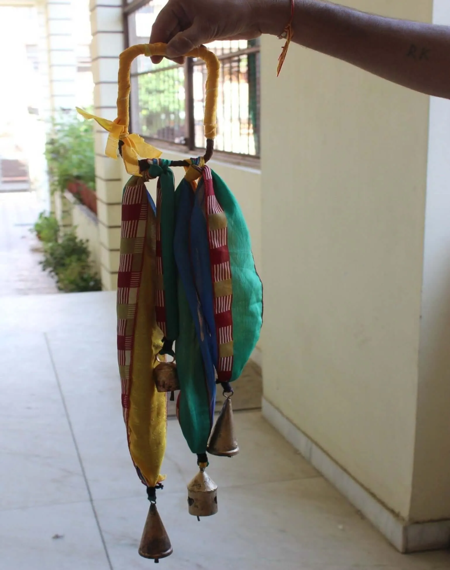 Witches Bells Door Hanging Windchime Home Protection, Clear Negative Energies, Attracts Positive, Witchcraft Wicca Décor